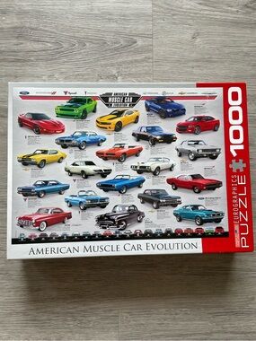 American Muscle Car Evolution 1000-Piece Puzzle - Eurographics